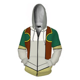 Anime Ranking of Kings / Ousama Ranking Apeas Sudadera Cosplay Navidad Fiesta 3D Impreso con cremallera