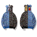 Tiburón Sudadera Cosplay Navidad Fiesta 3D Impreso Casual Chaqueta con Cremallera