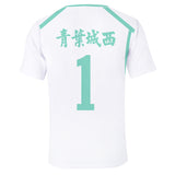 Haikyuu!! Camiseta Oikawa Tooru Cosplay Camiseta Casual Estampada de Verano Unisex