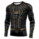 Película Spider Man Camiseta De Manga Larga Cosplay Navidad Fiesta 3D Impreso Casual