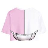 Juego Danganronpa Monomi Cosplay Camiseta Pantalón 3D Impreso Casual Deportivo Conjunto