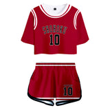 Anime SLAM DUNK Hanamichi Sakuragi Cosplay Camiseta Pantalón Navidad Fiesta 3D Impreso Casual