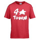 Anime Turning Red 4 Town Niños Camiseta De Manga Corta Cosplay Navidad Fiesta 3D Impreso Casual