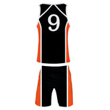 Haikyuu!! Karasuno Escuela Secundaria Club de Voleibol Cosplay Chaleco y Pantalones Cortos de Verano Ropa 2 Piezas para Masculino