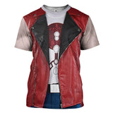 Película Thor: Love and Thunder Cosplay Camiseta Chaleco Disfraz Traje Fiesta 3D Impreso Casual