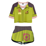 Juego Danganronpa V3 Kazuichi Souda Cosplay Camiseta Pantalón 3D Impreso Casual Deportivo Conjunto