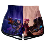 Juego League of Legends Arcane lol Cosplay Camiseta Pantalón Navidad Fiesta 3D Impreso Casual