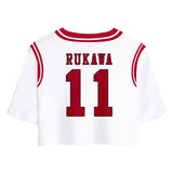 Anime SLAM DUNK Kaede Rukawa Cosplay Camiseta Pantalón Navidad Fiesta 3D Impreso Casual