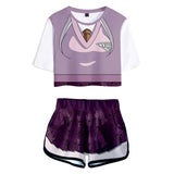 Juego Danganronpa V3 Kaede Akamatsu Cosplay Camiseta Pantalón 3D Impreso Casual Deportivo Conjunto