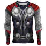 Película Thor Camiseta De Manga Larga Cosplay Navidad Fiesta 3D Impreso Casual