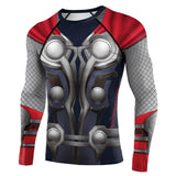 Película Thor Camiseta De Manga Larga Cosplay Navidad Fiesta 3D Impreso Casual