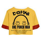 Anime One Punch Man Saitama Cosplay Camiseta Pantalón 3D Impreso Casual Deportivo Traje Conjunto