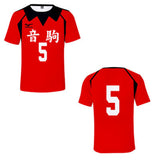 Haikyuu!! Camiseta Kozume Kenma Cosplay Camiseta Estampada de Verano Unisex