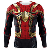 Película Spider Man Camiseta De Manga Larga Cosplay Navidad Fiesta 3D Impreso Casual