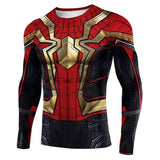 Película Spider Man Camiseta De Manga Larga Cosplay Navidad Fiesta 3D Impreso Casual