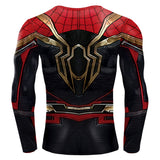 Película Spider Man Camiseta De Manga Larga Cosplay Navidad Fiesta 3D Impreso Casual