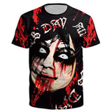 Halloween Horror Camiseta Cosplay Carnaval Fiesta 3D Impreso Casual