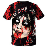 Halloween Horror Camiseta Cosplay Carnaval Fiesta 3D Impreso Casual