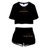 Juego Elden Ring Cosplay Camiseta Pantalón Navidad Fiesta 3D Impreso Casual