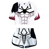 Anime Bleach Kurosaki Ichigo Cosplay Camiseta Pantalón Casual Deportivo Traje Conjunto 3D Impreso