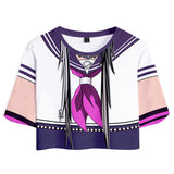 Juego Danganronpa V3 Mioda Ibuki Cosplay Camiseta Pantalón 3D Impreso Casual Deportivo Conjunto