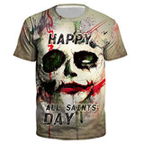 Halloween Horror Camiseta Cosplay Carnaval Fiesta 3D Impreso Casual