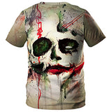 Halloween Horror Camiseta Cosplay Carnaval Fiesta 3D Impreso Casual