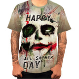 Halloween Horror Camiseta Cosplay Carnaval Fiesta 3D Impreso Casual