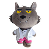 Película The Bad Guys Wolf Cosplay Muñeca Almohada de Felpa Regalo Figura de Dibujos Animados Juguete Accesorios