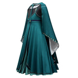 Anime Frozen Anna Niños Cosplay Disfraz Halloween Falda Vestido Capa Navidad Traje Per.