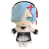 Anime Re:Life In A Different World From Zero Rem Ram Muñecas de Peluche Rellenas para Niños Regalos de Navidad