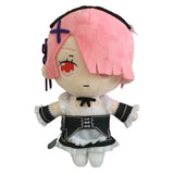 Anime Re:Life In A Different World From Zero Rem Ram Muñecas de Peluche Rellenas para Niños Regalos de Navidad