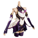 Juego League of Legends - Akali - Star Guardian Cosplay Disfraz Traje Vestido Falda Halloween Carnaval