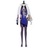 Juego Genshin Impact Yelan Cosplay Navidad Disfraz Traje Vestido