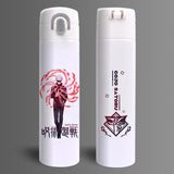 Anime Jujutsu Kaisen Guerra de Hechiceros 400ml Gojo Satoru Botella de Agua de la Taza del Termo de la Taza del Vacío del Acero Inoxidable