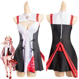 Juego Genshin Impact Yae Miko Cosplay Disfraz Halloween Carnaval Fiesta Adulto Bañador Disfraz Traje