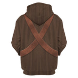 Película Star Wars Jawa Cosplay Sudadera Con Capucha Adulto Impreso 3D Streetwear Pullover