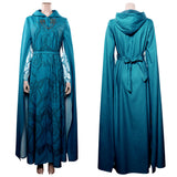 TV The Lord of the Rings: The Rings of Power 1 Galadriel Cosplay Disfraz Traje Vestido Túnica Fiesta Halloween