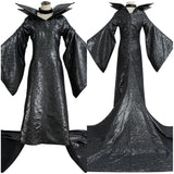 Película Maleficent Cosplay Disfraz Halloween Carnaval Fiesta Adulto Vesido Disfraz Traje