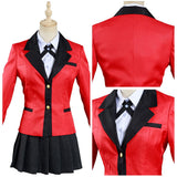 Anime Kakegurui: Compulsive Gambler Yomoduki Runa Cosplay Disfraz Falda Navidad Halloween Carnaval Fiesta Traje