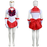 Anime Sailor Moon Hino Rei Niños Cosplay Disfraz Halloween Falda Carnaval Traje