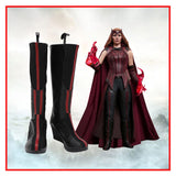 Serie de TV WandaVision Scarlet Witch Cosplay Navidad Botas Zapatos hecho a medida Halloween Carnaval