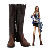 Juego Final Fantasy X FF10 Lenne Cosplay Navidad Botas Zapatos Hecho a Medida