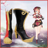 Juego Genshin Impact Yan Fei Cosplay Navidad Botas Zapatos hecho a medida Personalizable