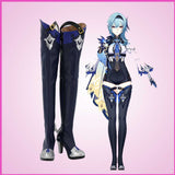 Juego Genshin Impact Eula Lawrence Cosplay Halloween Carnaval Zapatos Hecho A Medida