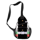 Anime Demon Slayer: Kimetsu no Yaiba Kisatsutai Bolso de Mensajero Casual Bolsa de Hombro de Dibujos Animados