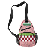 Anime Demon Slayer: Kimetsu no Yaiba Kisatsutai Bolso de Mensajero Casual Bolsa de Hombro de Dibujos Animados