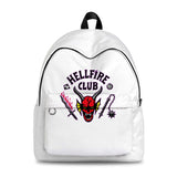 TV Stranger Things 4 Hellfire Club Cosplay Mochilas Bolsa de Hombro Regalo Accesorios