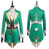 Juego Genshin Impact Venti Alice in Wonderland Mr Bunny Cosplay Disfraz Traje Fiesta Halloween DISFRAZDEDIADEBRUJAS.ES®