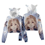 Anime Tokyo Revengers Oreja De Gato Sudadera Cosplay Navidad Fiesta 3D Impreso Casual